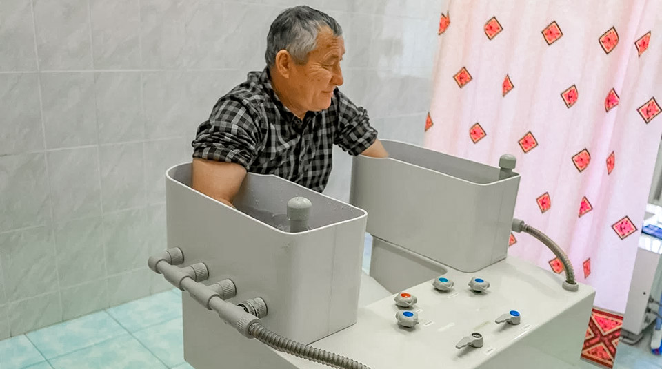Пансионат с лечением Геолог Казахстана в Железноводске. Вихревые ванны. Фото 1
